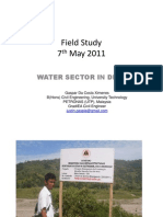 Water Sector in Dili Timor Leste - Field Study