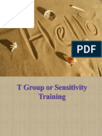 T Group or Sensitivity Training