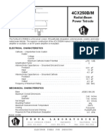 4CX250B/M: Radial-Beam Power Tetrode