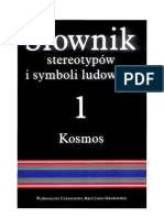 Jerzy Bartmiński - Słownik Stereotypów I Symboli Ludowych - Tom 1