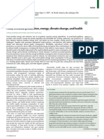 Food, Livestock Production, Energy, Climate Change, and Health