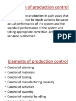 Production Control