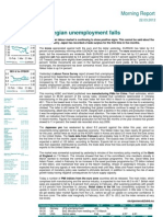 Norwegian Unemployment Falls: Morning Report