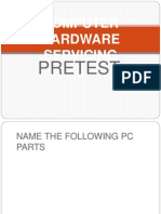 Computer Hardware Servicing Pretest