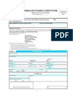 Education Application Form2009