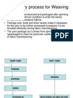 Preparatory Process For Weaving