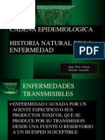 Cadena Epidemiológica-Historia Natural de Enfermedad