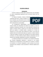 Monografía. Violencia Familiar.