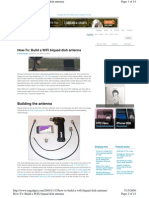 Wifi Over Satellite Antenna DIY