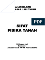 Sifat Dan Ciri Fisika Tanah