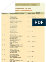 CSE Candidates' Information Central