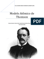 Modelo Atômico de Thomson