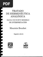 Bechot Mauricio - Tratado de Hermeneutica Analogica