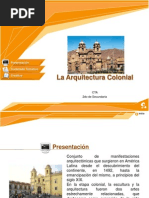 La Arquitectura Colonial