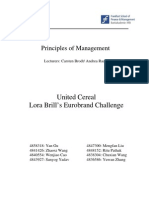 Principle of Management. Case Study