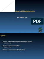 ESRIImplementation Best Practices For GIS