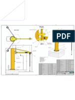 2 Tonne Spark Resistant 220model Post Swing Jib Crane - 1