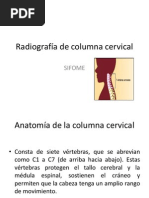 Radiografía de Columna Cervical