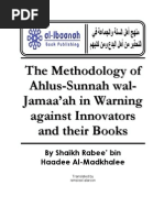 The Methodology of Ahlus-Sunnah Wal-Jamaa'Ah in Warning Against Innovators and Their Books - Shaikh Rabee' Bin Haadee Al Madkhalee