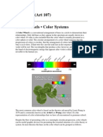 2D Design (Art 107) Color Wheels - Color Systems