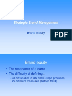 Strategic Brand Management