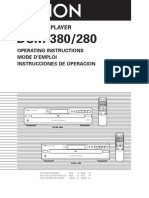 Denon DCM-380 User Manual