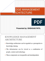 Knowledge Management Architecture PPT at Bec Doms Mba Bagalkot