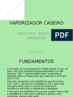 Vaporizador Caseiro