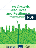 Green Growth, Resources and Resilience: Environmental Sustainability in Asia and The Pacific