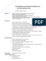 Procedimiento de Cateterismo Percutaneo