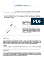 La Medicion de La Fuerza