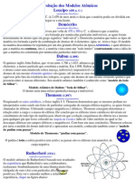 Resumo Modelos Atomicos