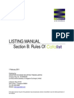 Catalist Rules Consolidated Final