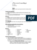 Day 5 Lesson Plan: Let's Create Maps!: UNIT TITLE: Geography: Maps Unit Lesson: GRADE: First Sunshine State Standards