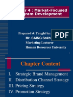 Chapter 4-Market-Focused Program Development