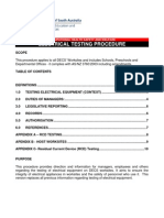 Electrical Test Procedure