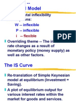 Fundamental Inflexibility Assumptions:: W - Inflexible P - Inflexible