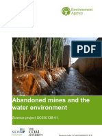 Abandoned Mines and The Water Environment: Science Project SC030136-41