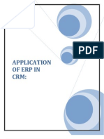 Application of Erp in CRM