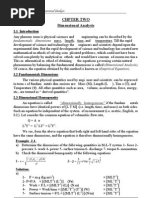 Dimensional Analysis