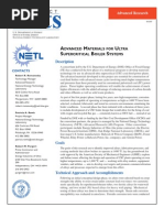 Advanced Material For Ultra Super Critical Boiler System