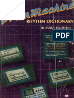 Roland Drum Machine Rhythm Dictionary Ocr