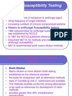  Anti Fungal Susceptibility Testing