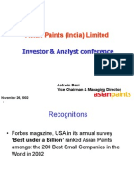 Analyst Presentation Nov 02