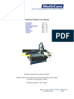 MultiCam 3000 CNC Router User Manual