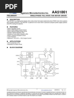 Agamem Microelectronics Inc.: Preliminary Single-Phase Full-Wave Fan Motor Driver