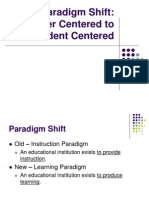 ParadigmShift TeachertoStudent