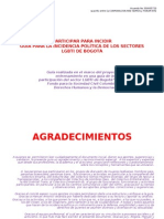 Participar para Incidir GUÍA LGBTI