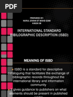 International Standard Bi Bi Lo Graphic Description (Isbd)