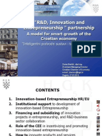 3 - Zoran Barišić - R&D, Innovation and Enterpreneurship Partnership - A Model For Smart Growth of The Croatian Economy